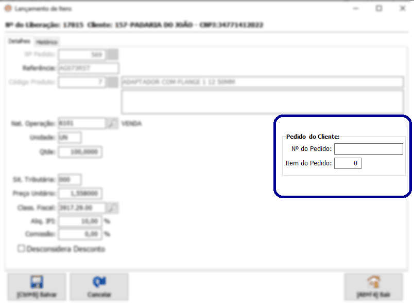 Possibilidade de integração com outros ERPs através do xPed e nItemPed.